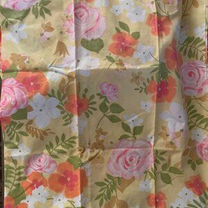 Cannon Royal Family Floral Full Size Sheet Set Cotton/Polyester Blend USA Made